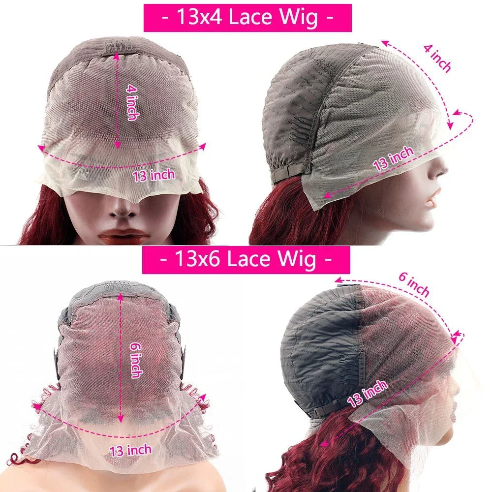 Eddfine Remy Brazilian Lace Front Wig HD Swiss Lace