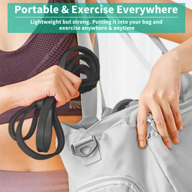 Durable Latex Resistance Bands Set For Gym Pull Up Exercise