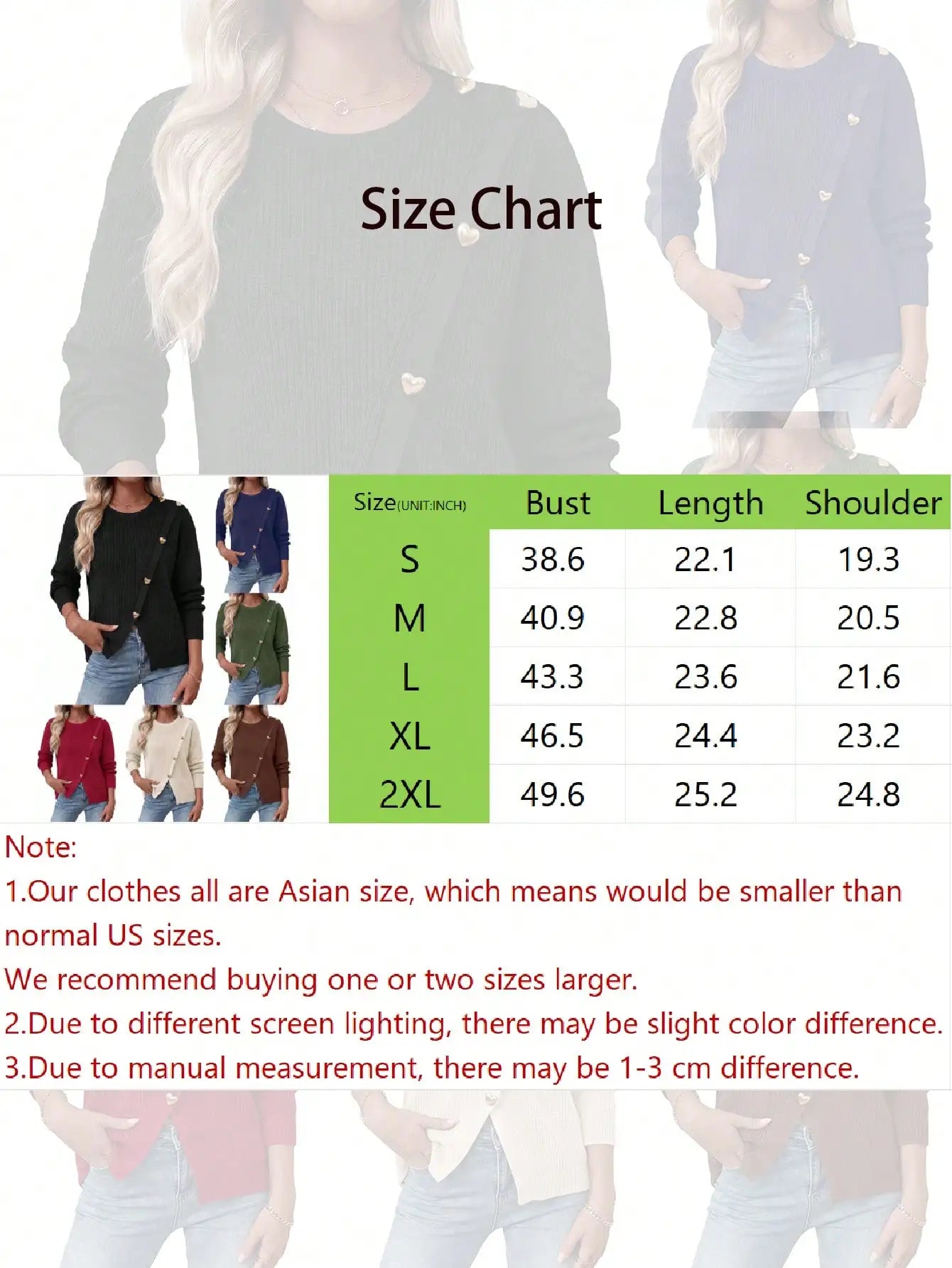 Womens Cable Knit Crewneck Pullover Jumper Tops