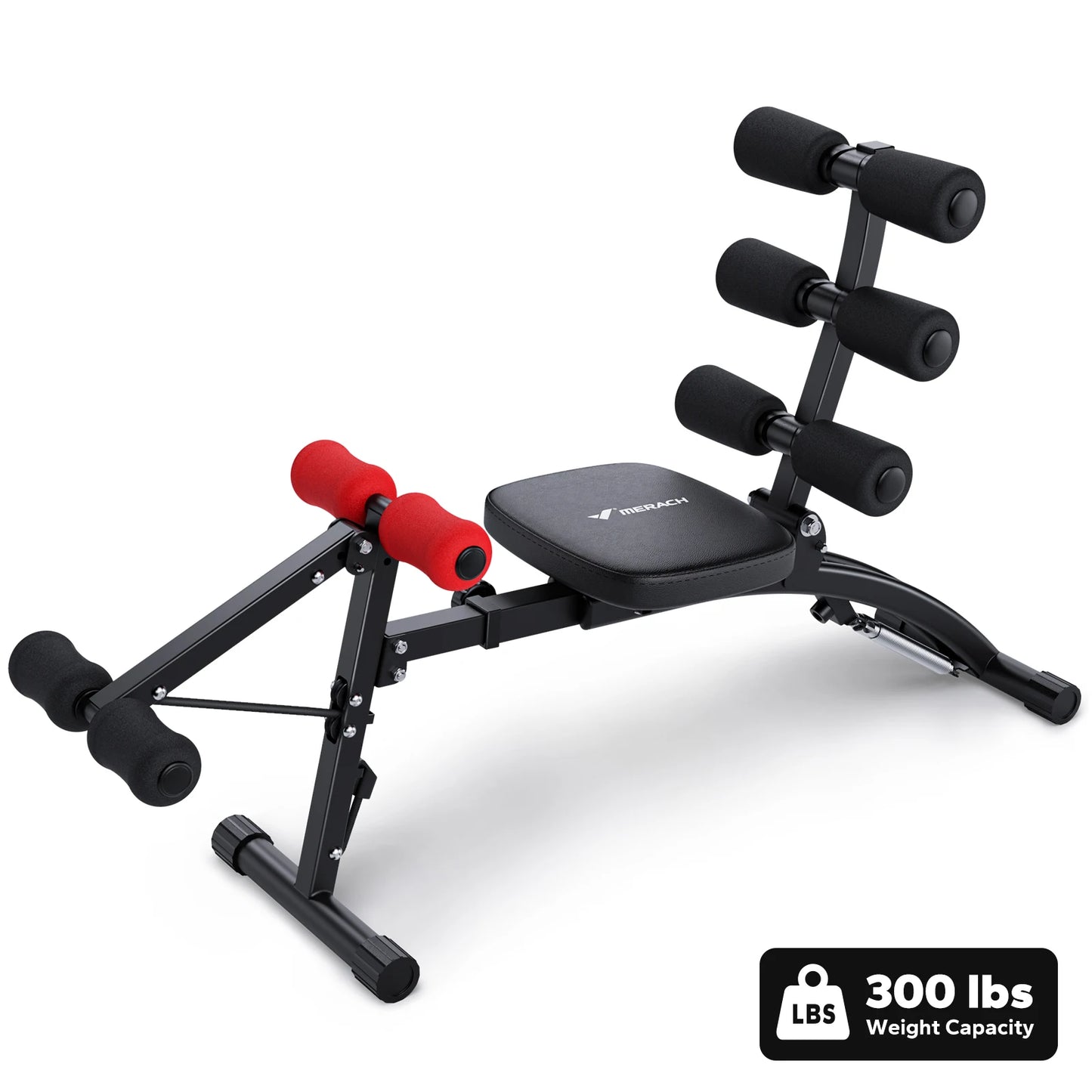 Merach Adjustable Ab Machine Multi Functional Workout Bench