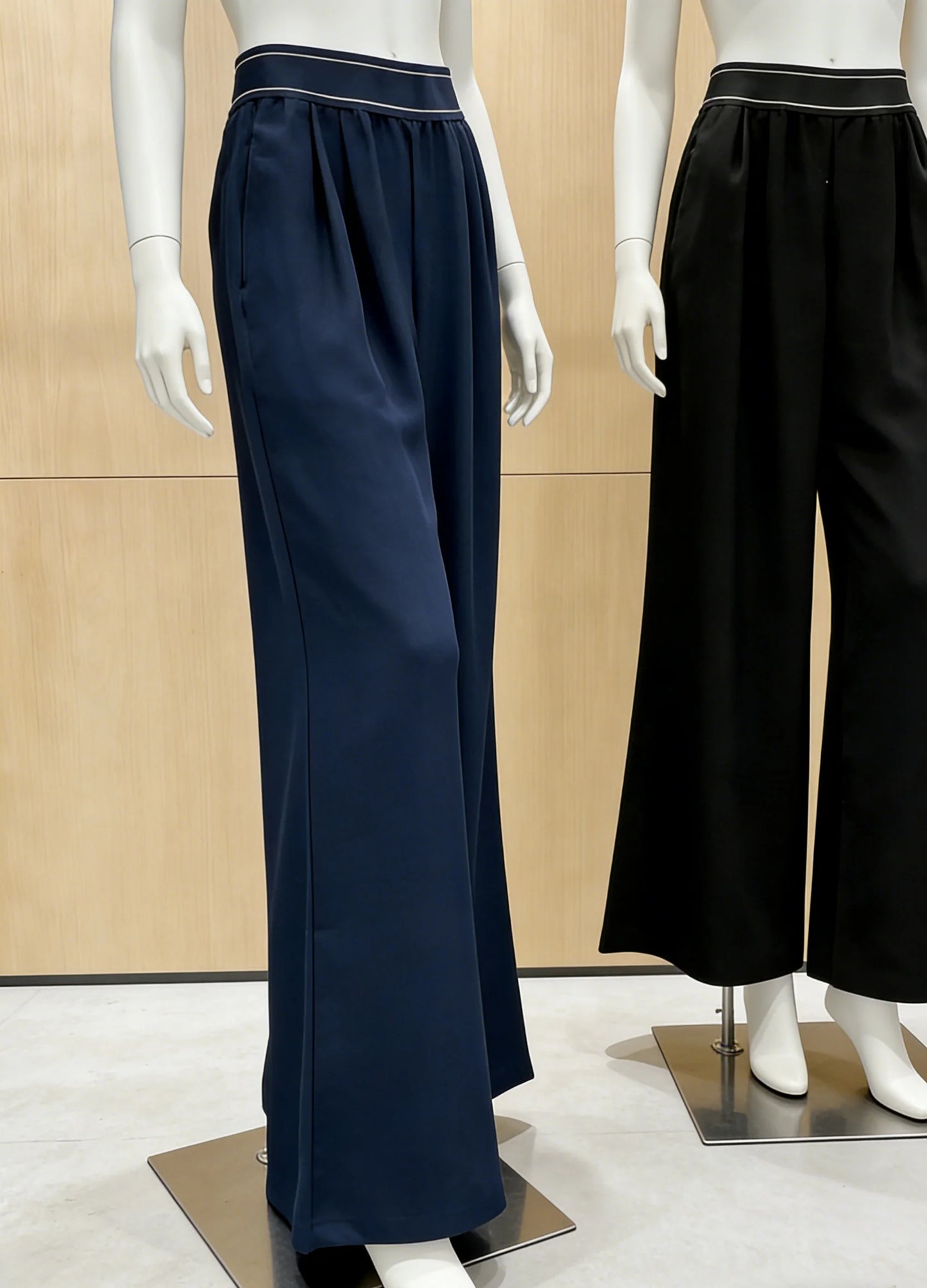 Women's Seamed Yoga Casual Straight Jumpsuit With Patched Waist