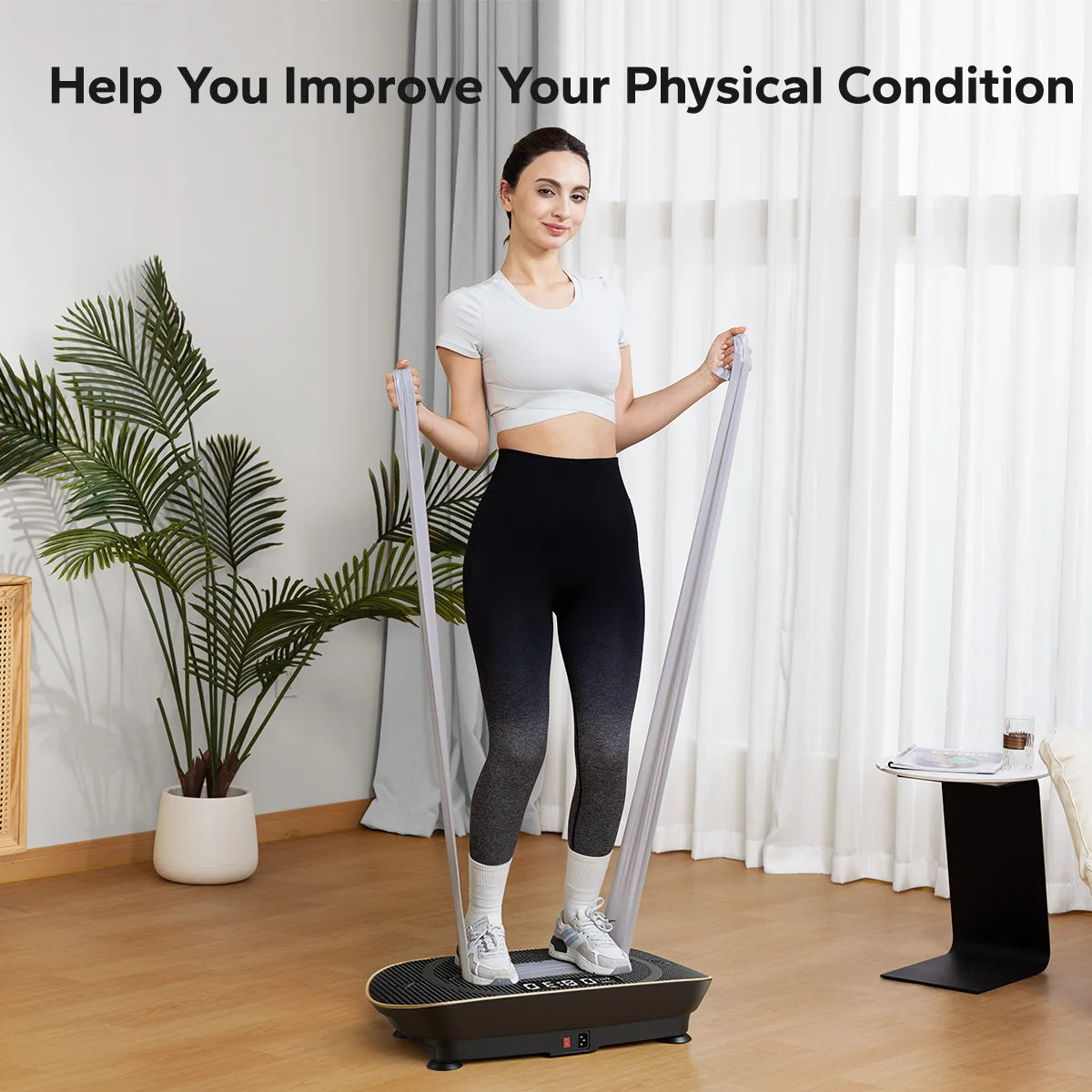 MERACH Vibration Plate Exercise Machine For Whole Body Workout