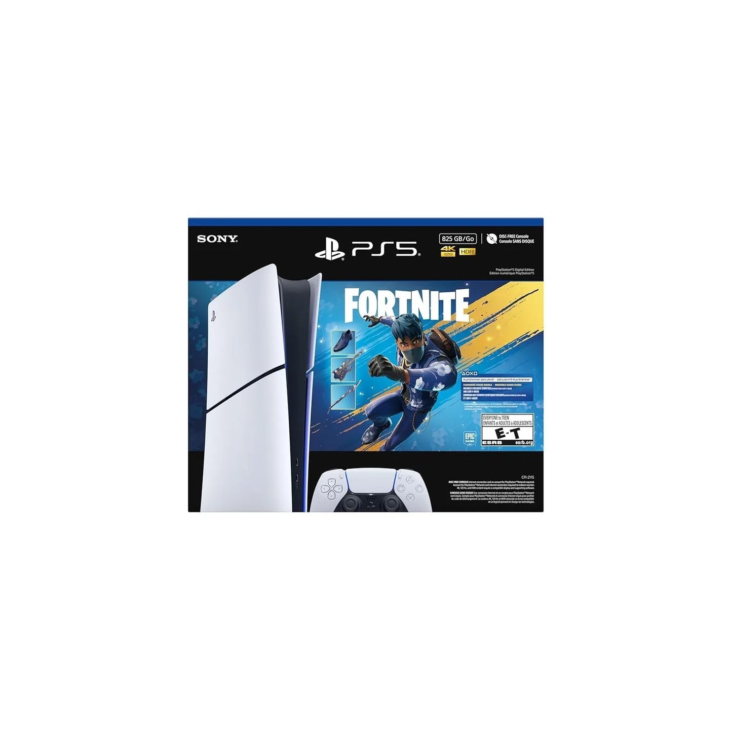Sony PlayStation 5 Digital Edition Fortnite Flowering Chaos Bundle