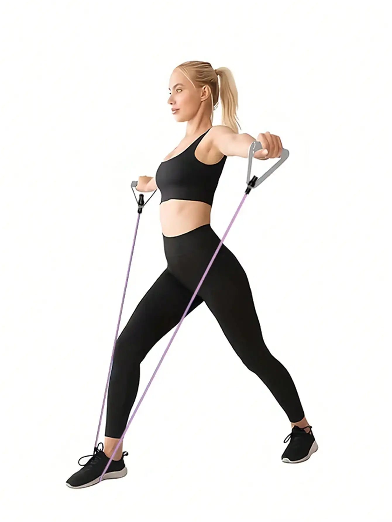 Multifunctional Detachable Arm Trainer Tension Rope For Exercise And Gym