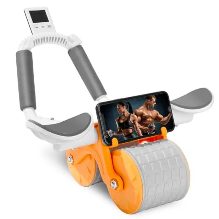 Automatic Rebound Ab Roller Wheel With Knee Mat And Timer