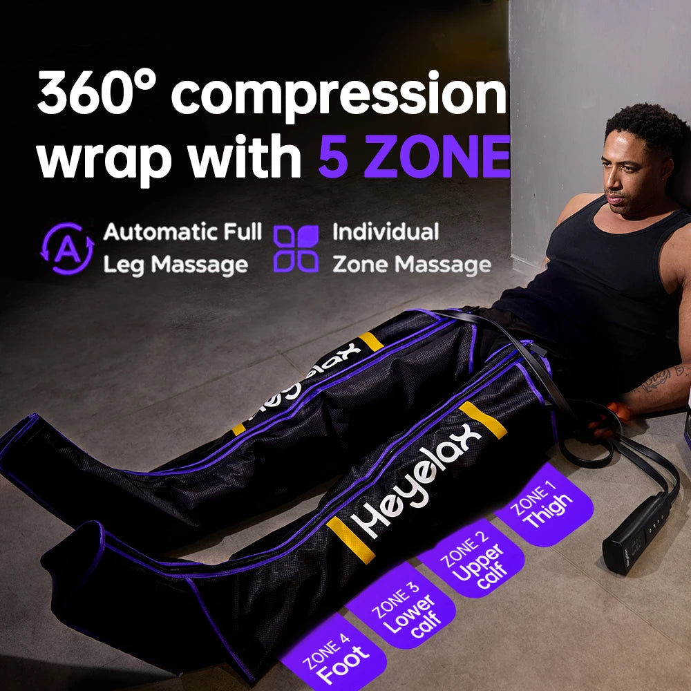 Heyelax Leg Compression Massager Air Circulation Boots