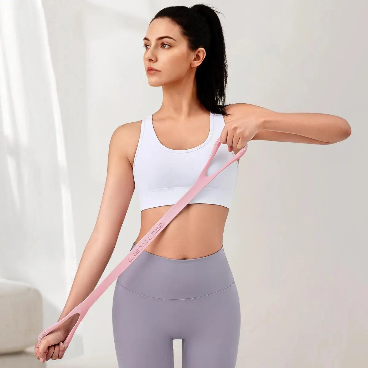 Figure 8 Resistance Band Chest Expander Elastic Pull Rope