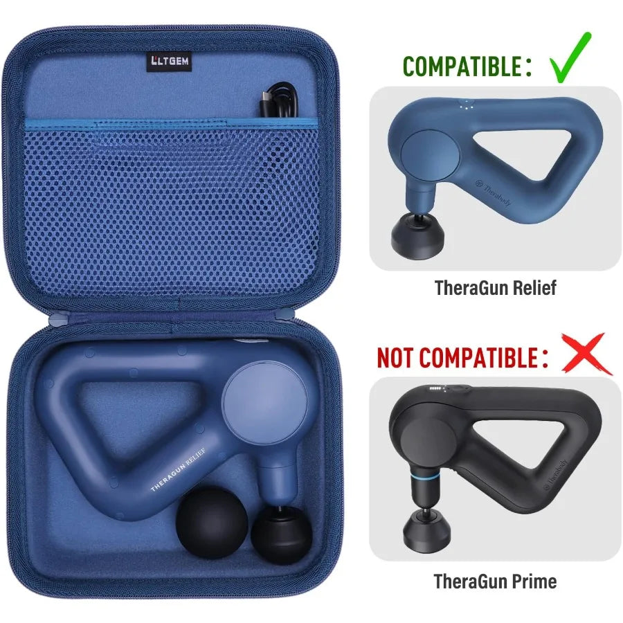 TravelReady Protective Case For Compatible Handheld Percussion Massage Gun
