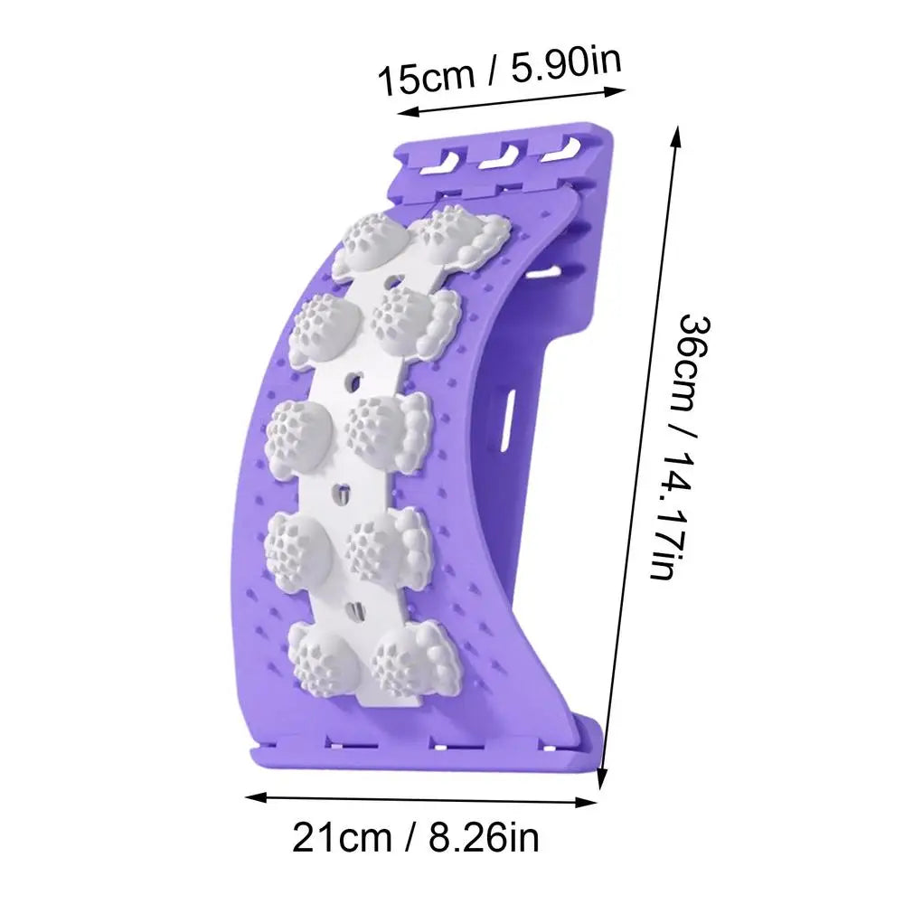Yoga Back Stretcher Massager For Lumbar Spine Relief 4 Level