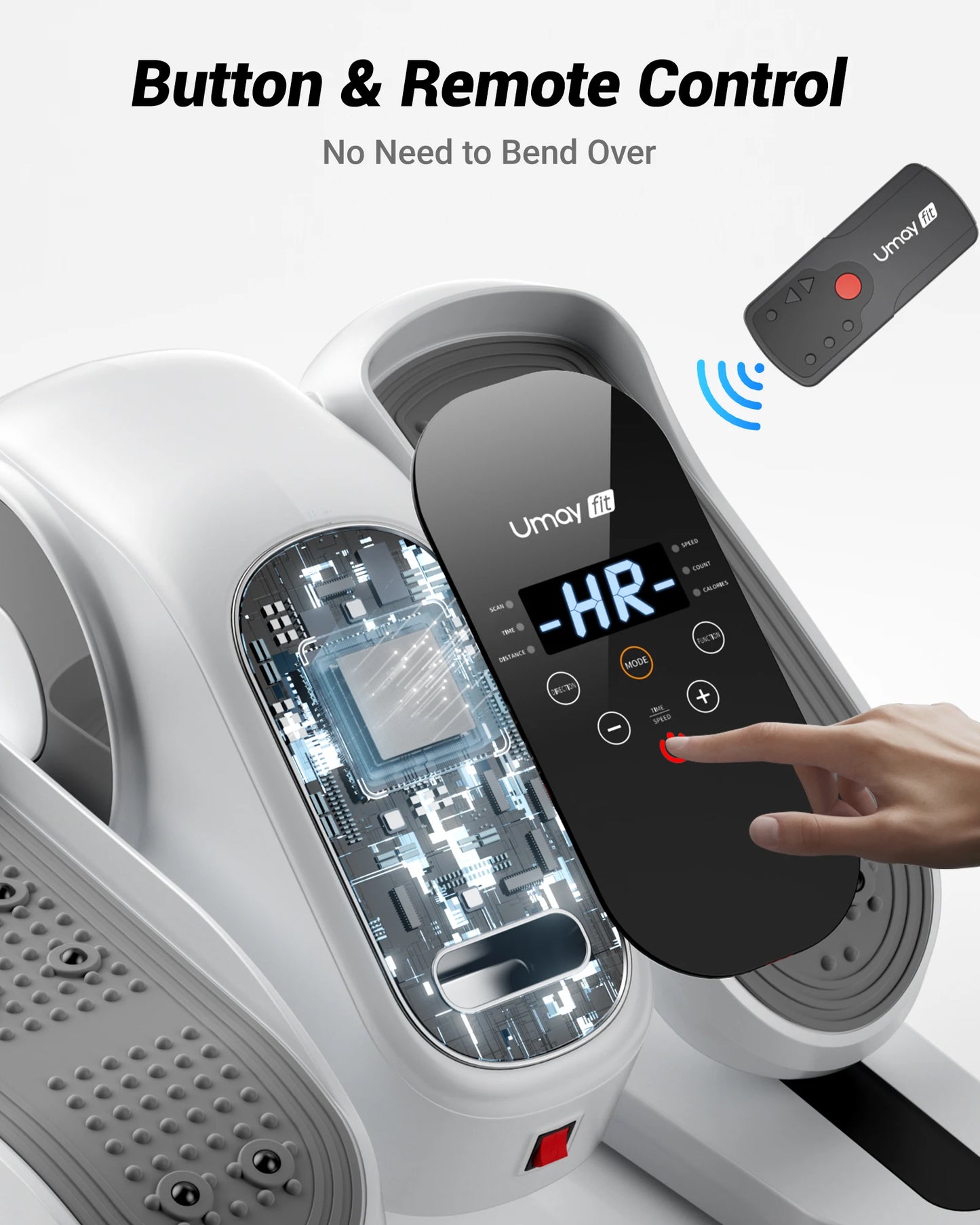 UmAy Compact Under Desk Electric Elliptical Machine