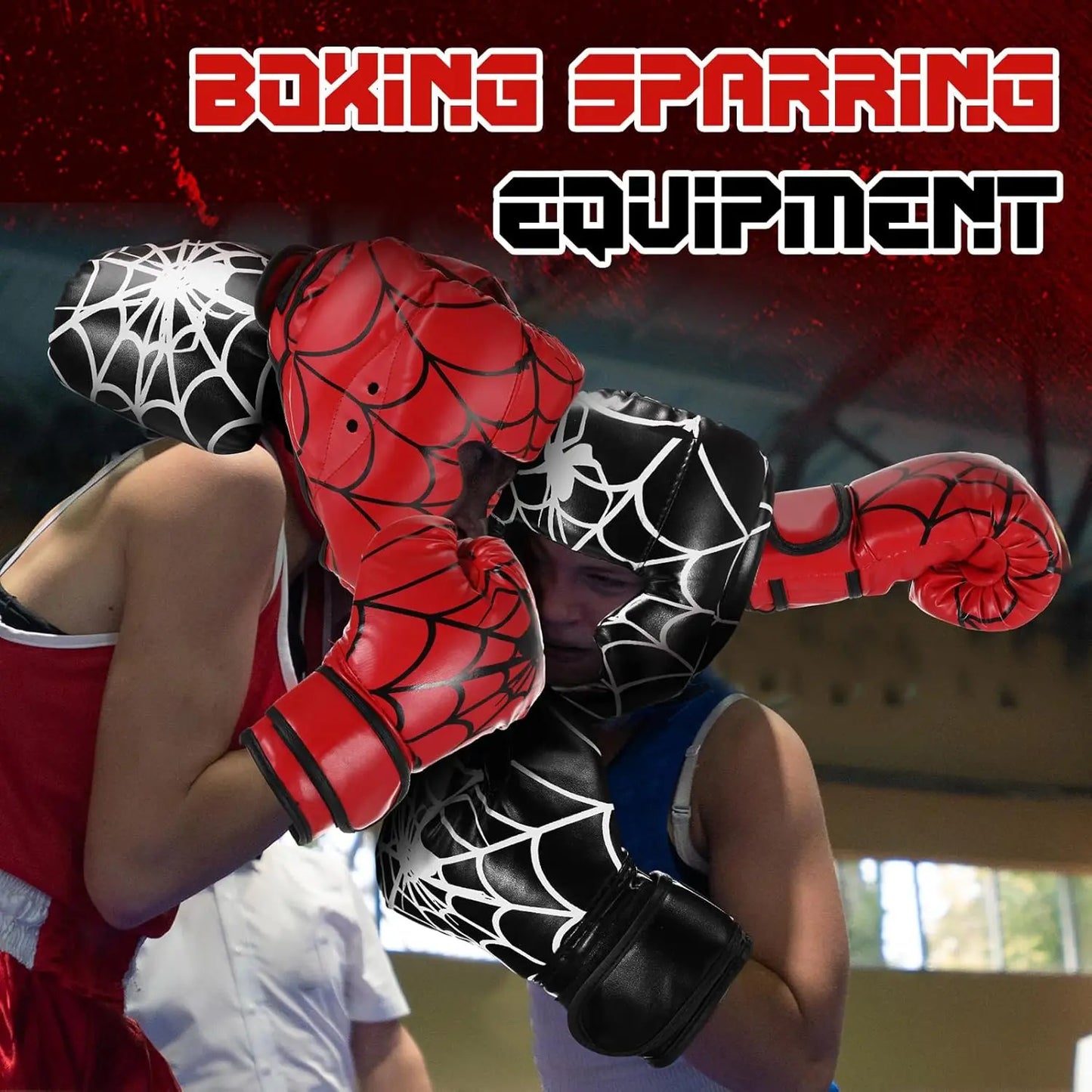 YTYIN Set of 2 Adults Boxing Headgear And Gloves