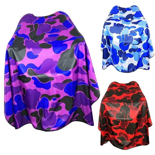 Barber Camouflage Aprons Anti Static Capes Waterproof Barbershop Shawls