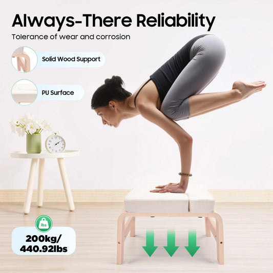 U Shaped Yoga Inversion Bench With Detachable Cushion