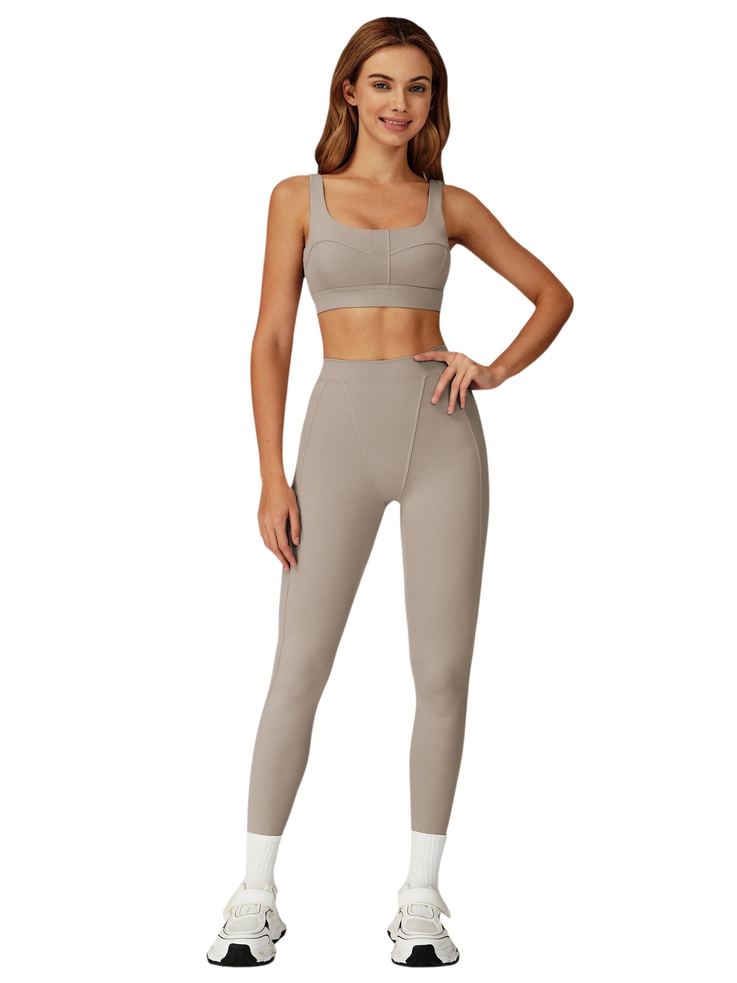 Airila 2 Piece Yoga Set Sports Bra And High Waisted Leggings