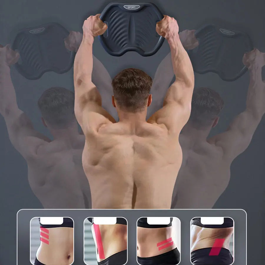 Silent Four Wheel Abdominal Sliding Disc For Home Training