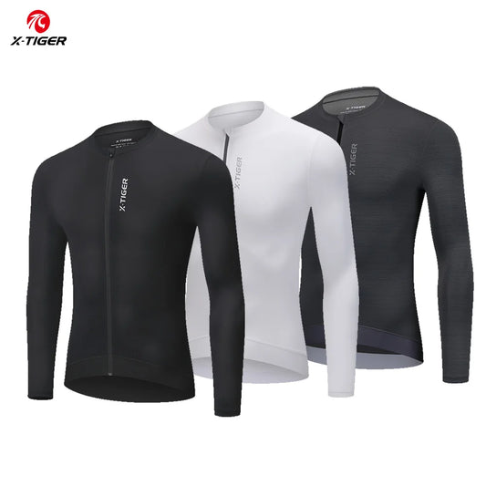X-Tiger Men's Road Cycling Jersey With Uv Protection