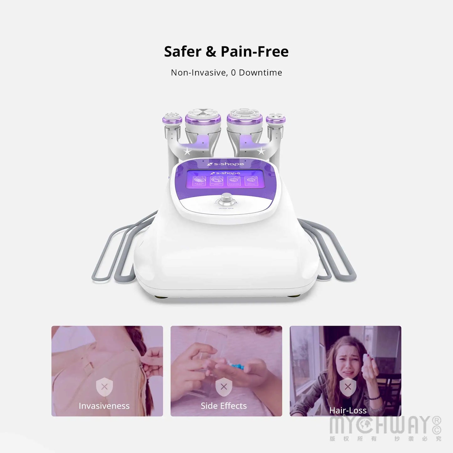 Mychway S Shape 30K Ultrasound Cavitation RF Face Lift Machine