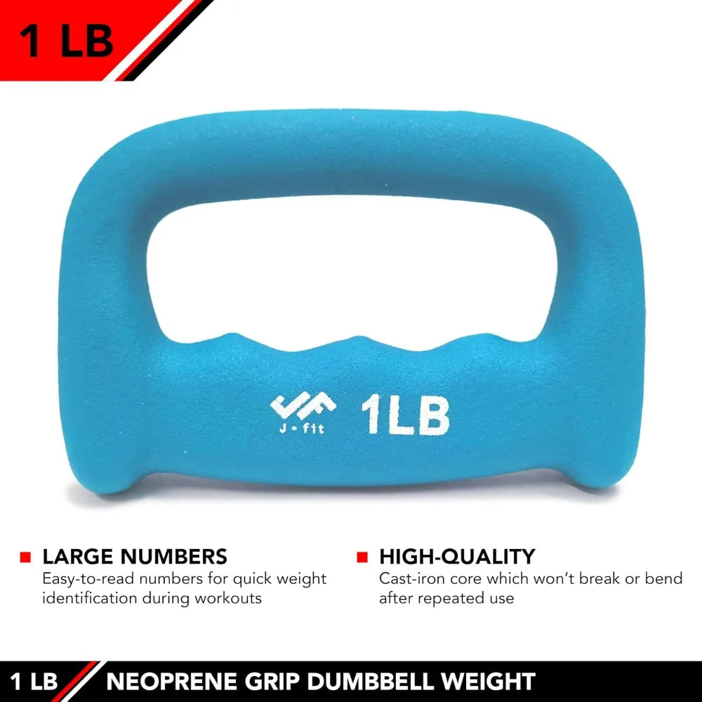 Neoprene Coated Hexagon Dumbbell For Home Gym Strength Training