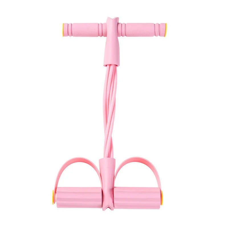 Multifunctional Natural Rubber Pedal Resistance Bands With Handles