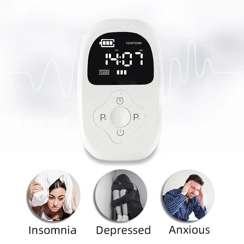 Homulaser Ear Clip CES Therapy Device For Insomnia Anxiety Relief
