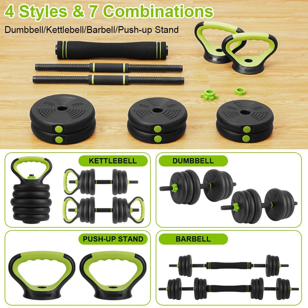 Twister CK Adjustable Dumbbells 44 66 88 Lbs 4In1 Set