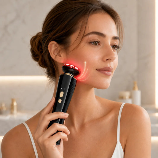Red Light Therapy Facial Massager For Skin Firming And Tightening