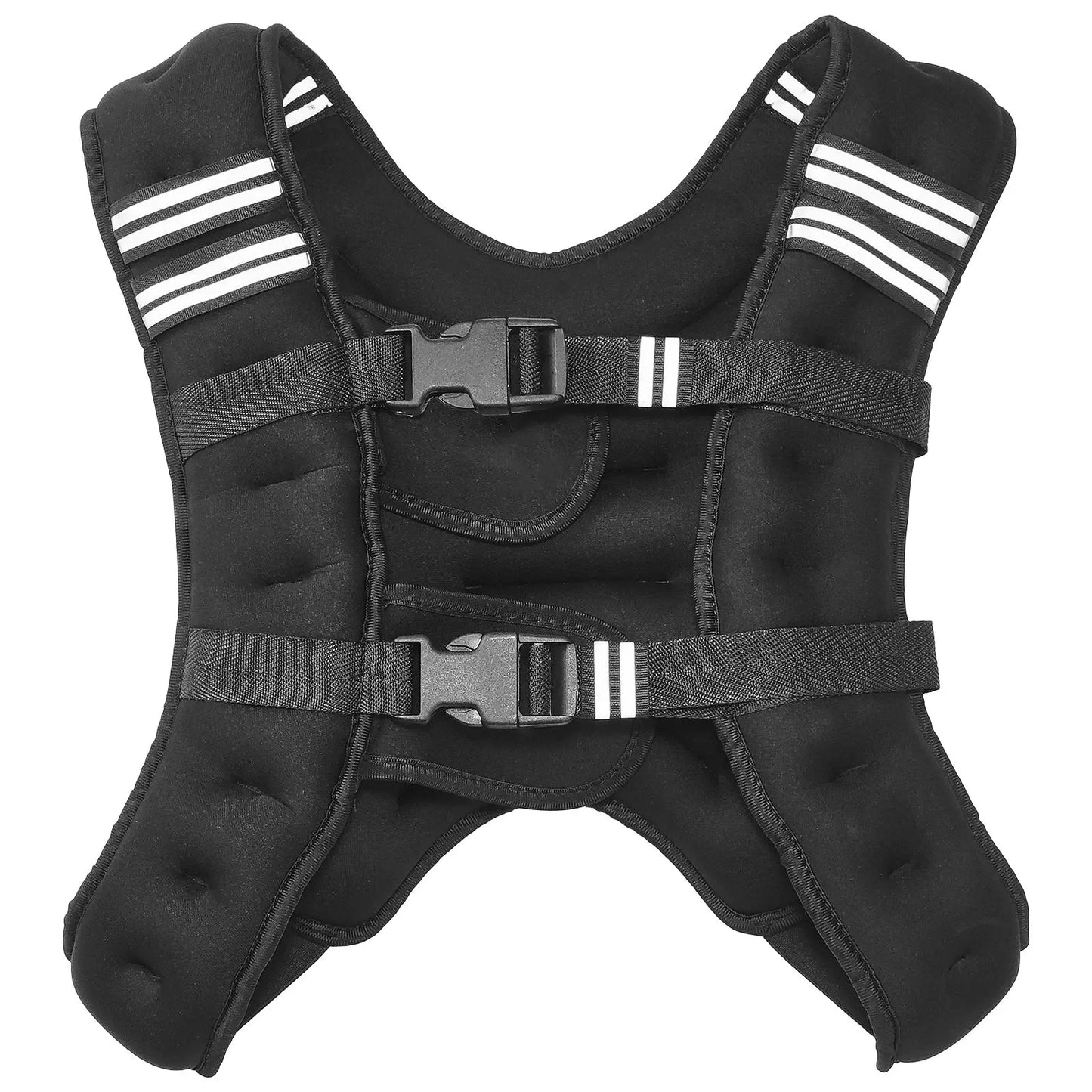Adjustable 12 Lbs Weighted Vest With Reflective Stripe