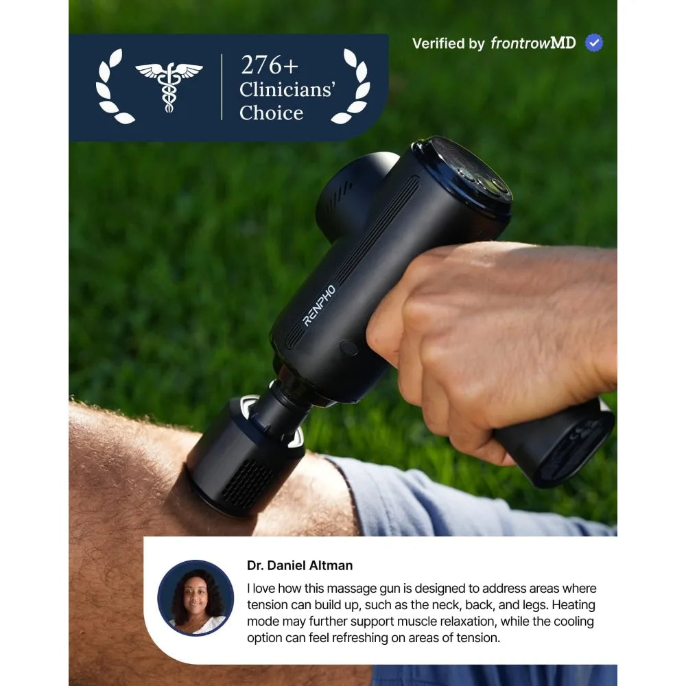 Active Thermocool Massage Gun With Heat Cold Handheld