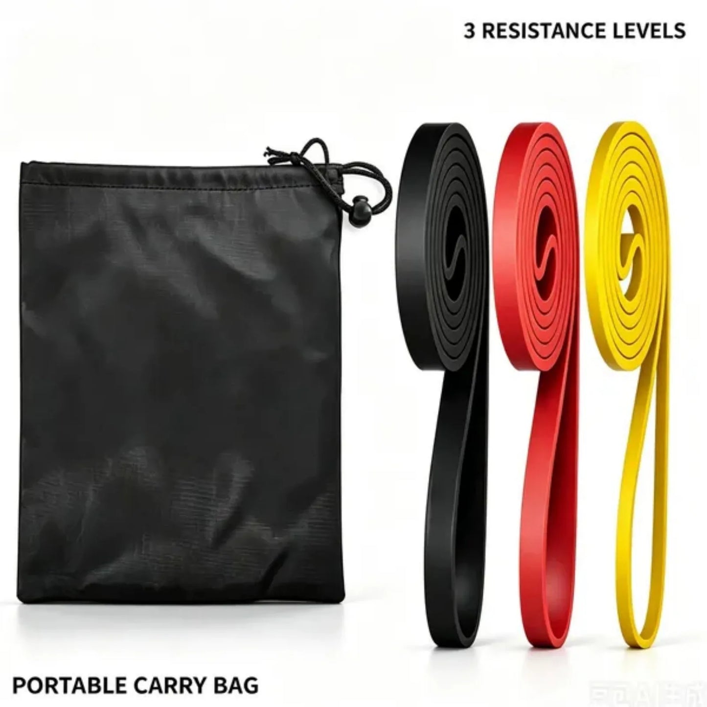 Resistance Bands Set Of 3 Loop Exercise Bands For Yoga