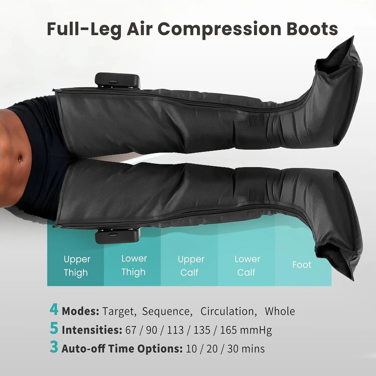 LeG Cordless Air Compression Leg Massager For Pain Relief