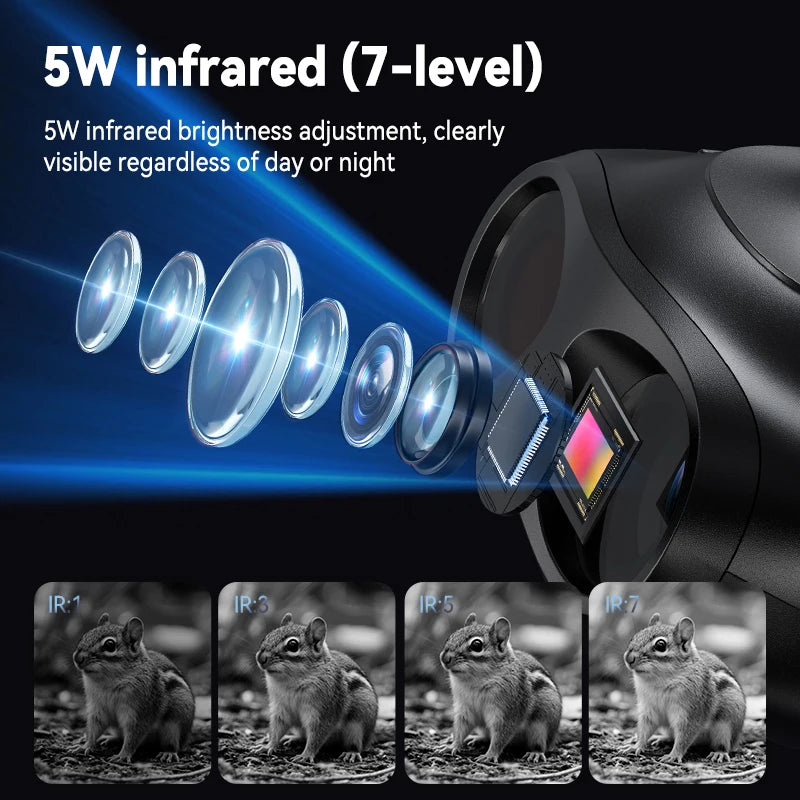 Night Vision Binoculars 10X Digital Zoom Infrared Goggles for Hunting