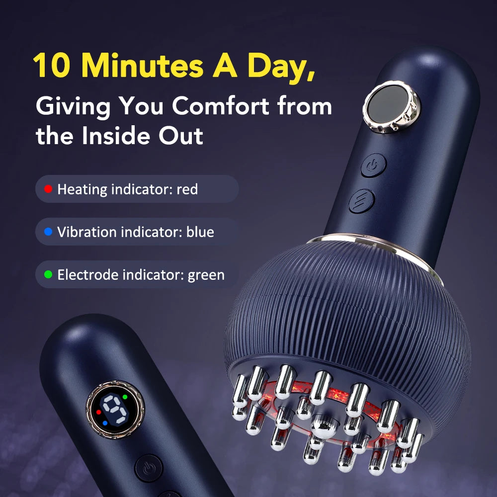 Hailicare Meridian Electric Massager With 9 Gears Gua Sha Microcurrent