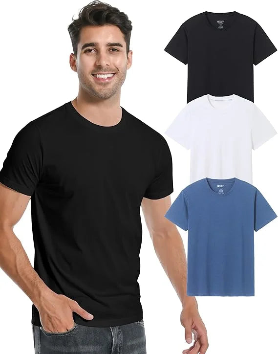 Pioneer Camp Men's Soft Bamboo Viscose Crew Neck Casual T Shirt