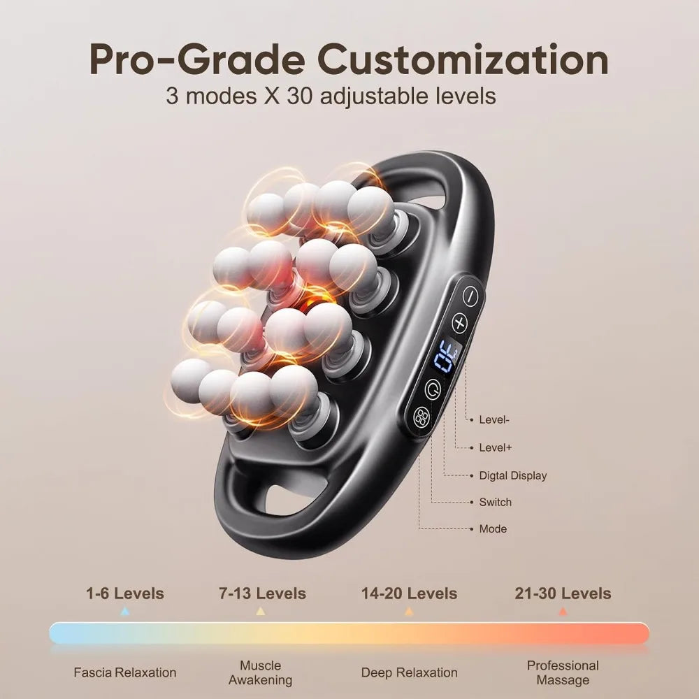 Deep Tissue Massage Gun With 3 Modes And 30 Speeds