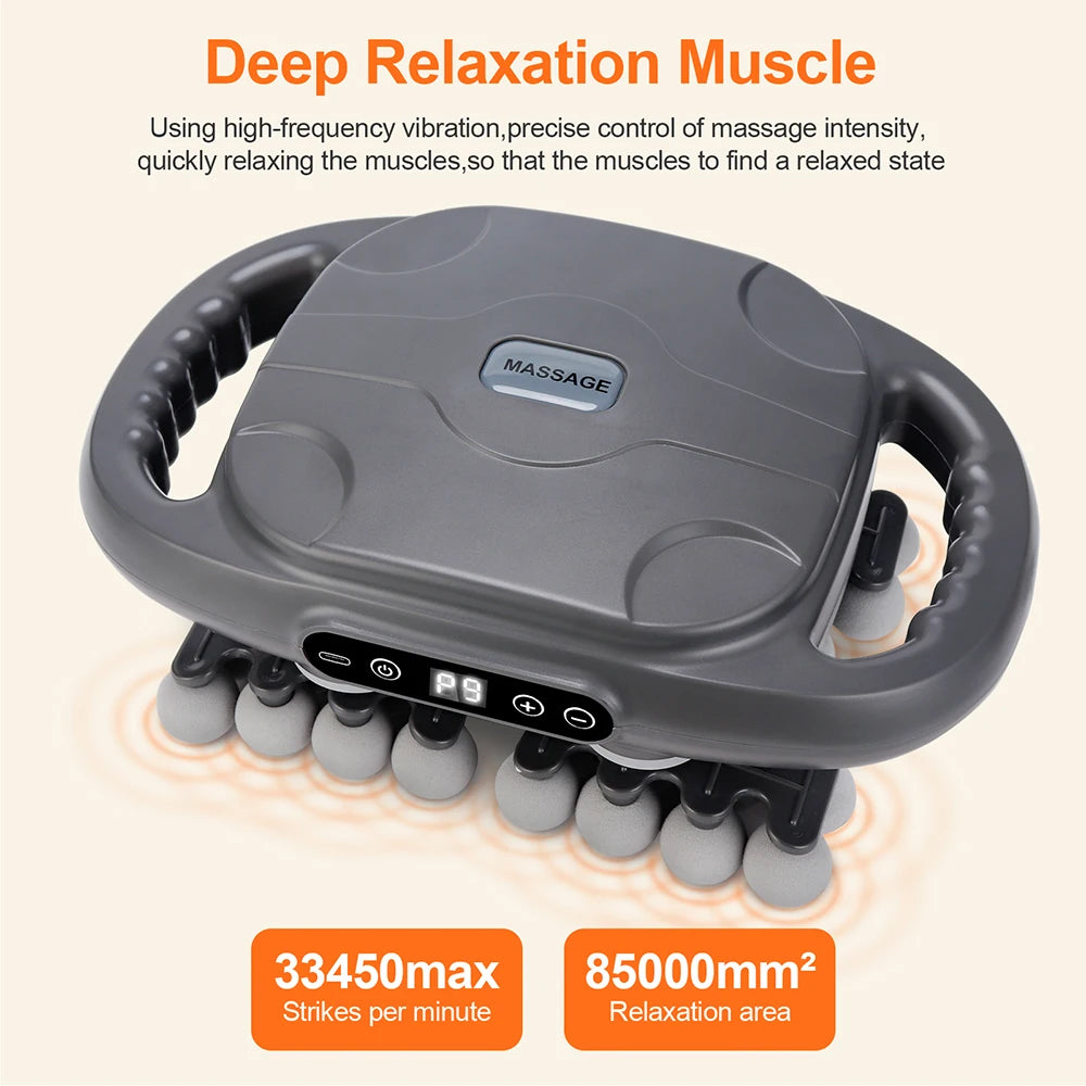 Iebilif Wireless Fascia Massage Gun With Red Light Relief