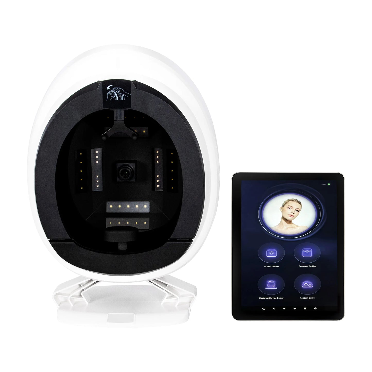 Myoslim Professional Q1 Facial Skin Analyzer Machine With AI