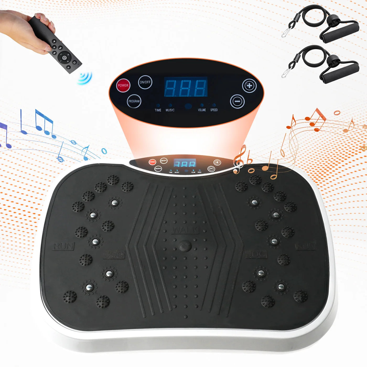 Portable Vibration Plate Exercise Machine With Remote Control