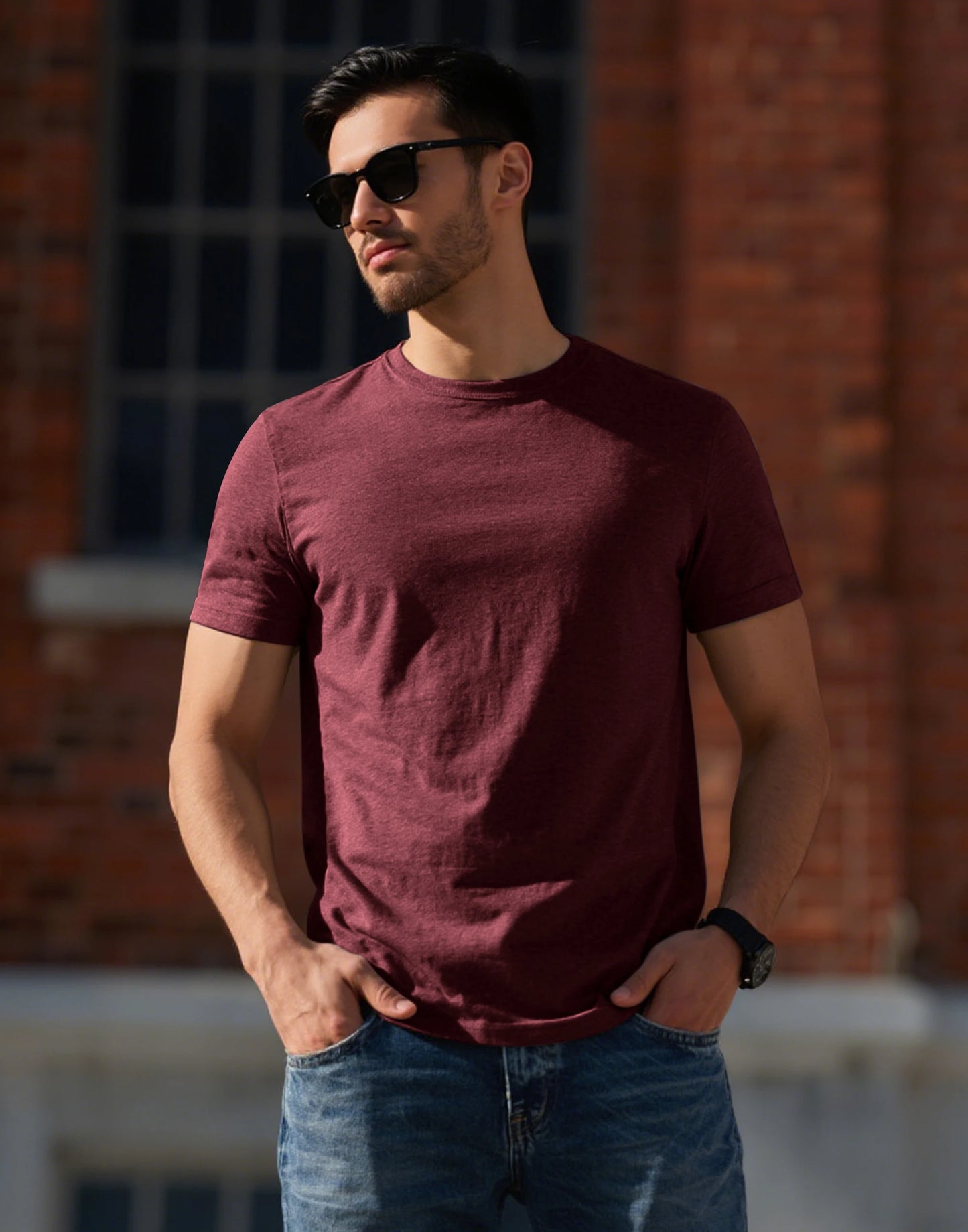 Pioneer Camp Men's Soft Bamboo Viscose Crew Neck Casual T Shirt