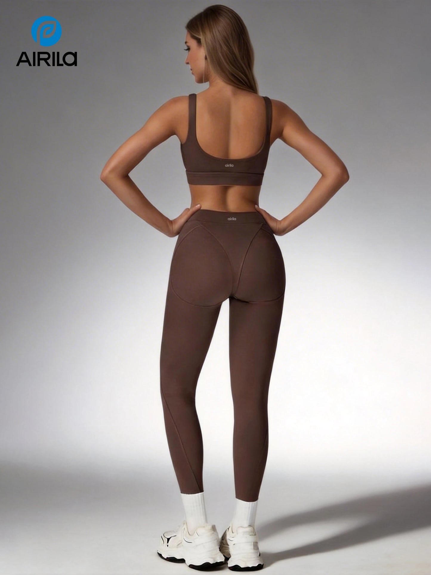 Airila 2 Piece Yoga Set Sports Bra And High Waisted Leggings