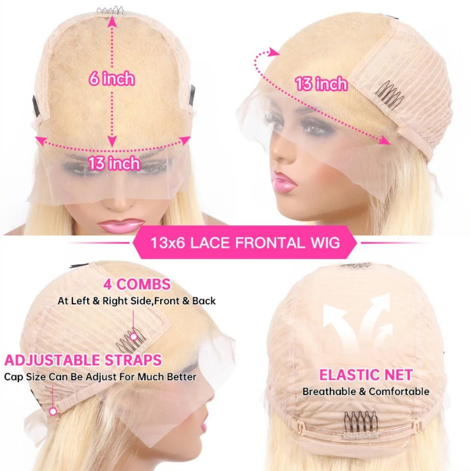 Lalabobo Transparent Lace Front Remy Human Hair Wig 200 Percent Density