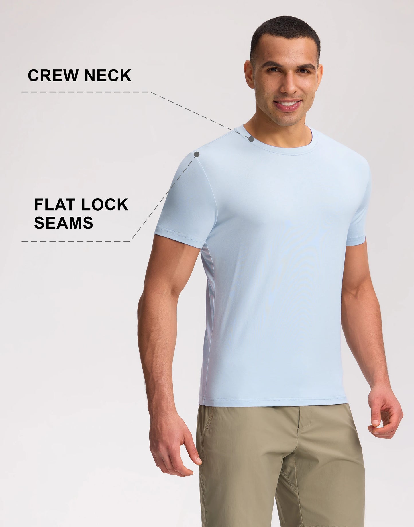 Pioneer Camp Men's Soft Bamboo Viscose Crew Neck Casual T Shirt