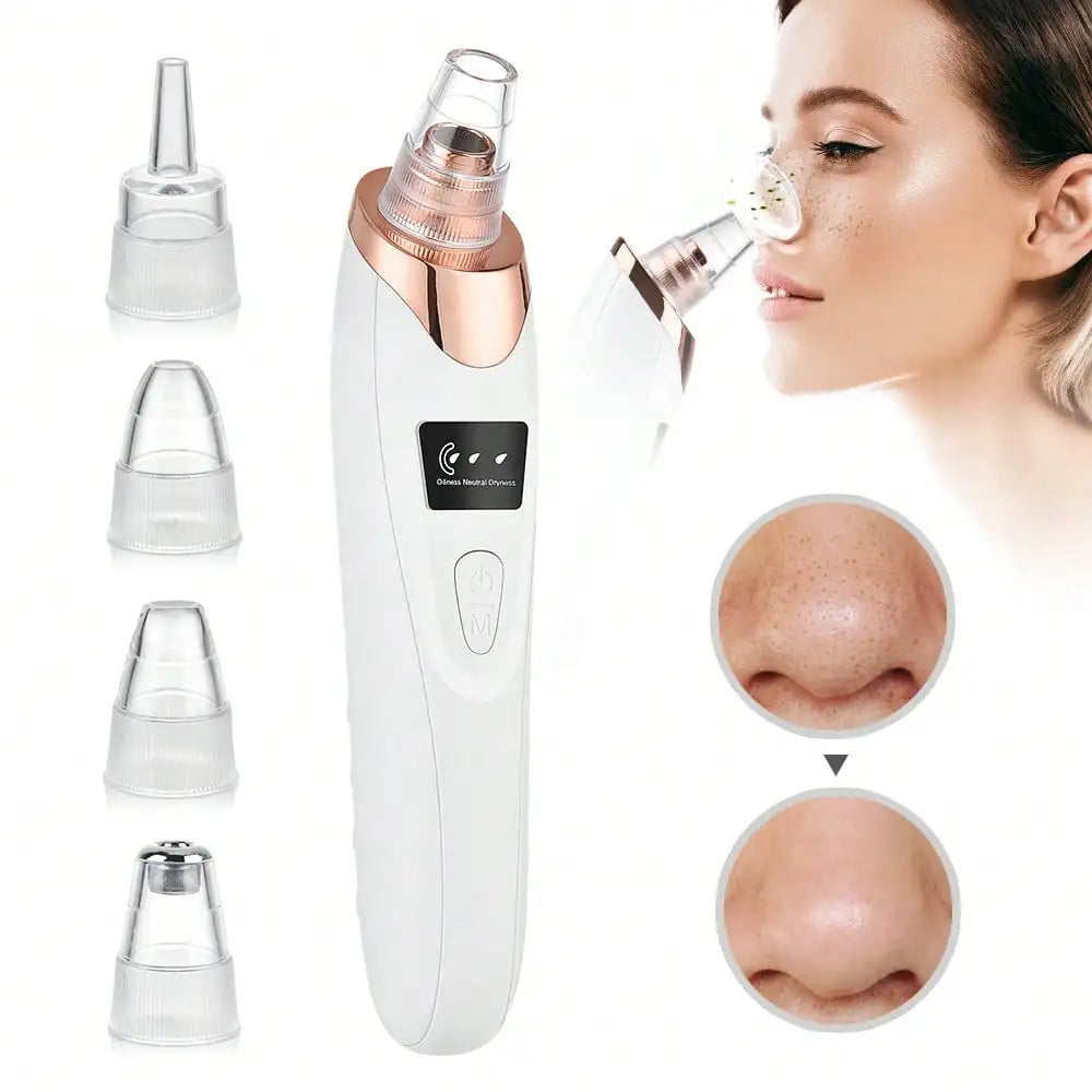 Electric Vacuum Suction Blackhead Remover For Facial Pore Cleaning