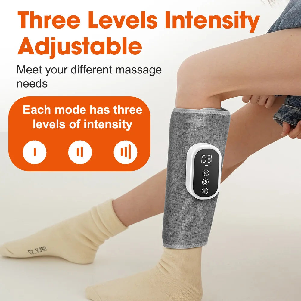 PASTSKY Wireless 360 Degree Air Pressure Heating Calf Massager