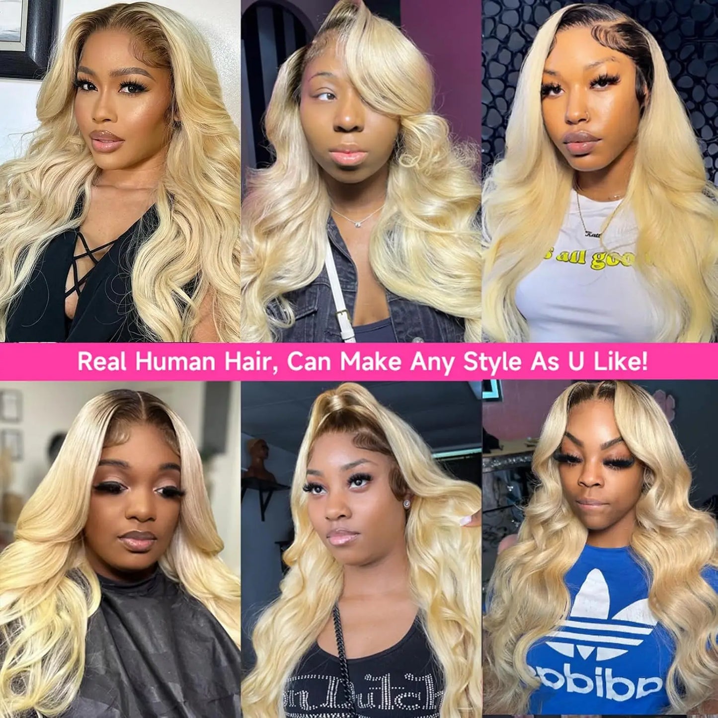 Monstar Body Wave Lace Front Wig Brazilian Human Hair