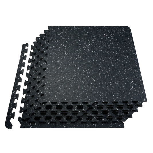 SucceBuy Interlocking Puzzle Rubber And Eva Foam Floor Mats