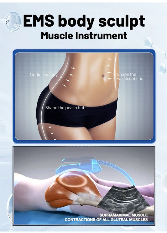 Myoslim 15 Tesla RF Muscle Stimulator Body Sculpting Machine
