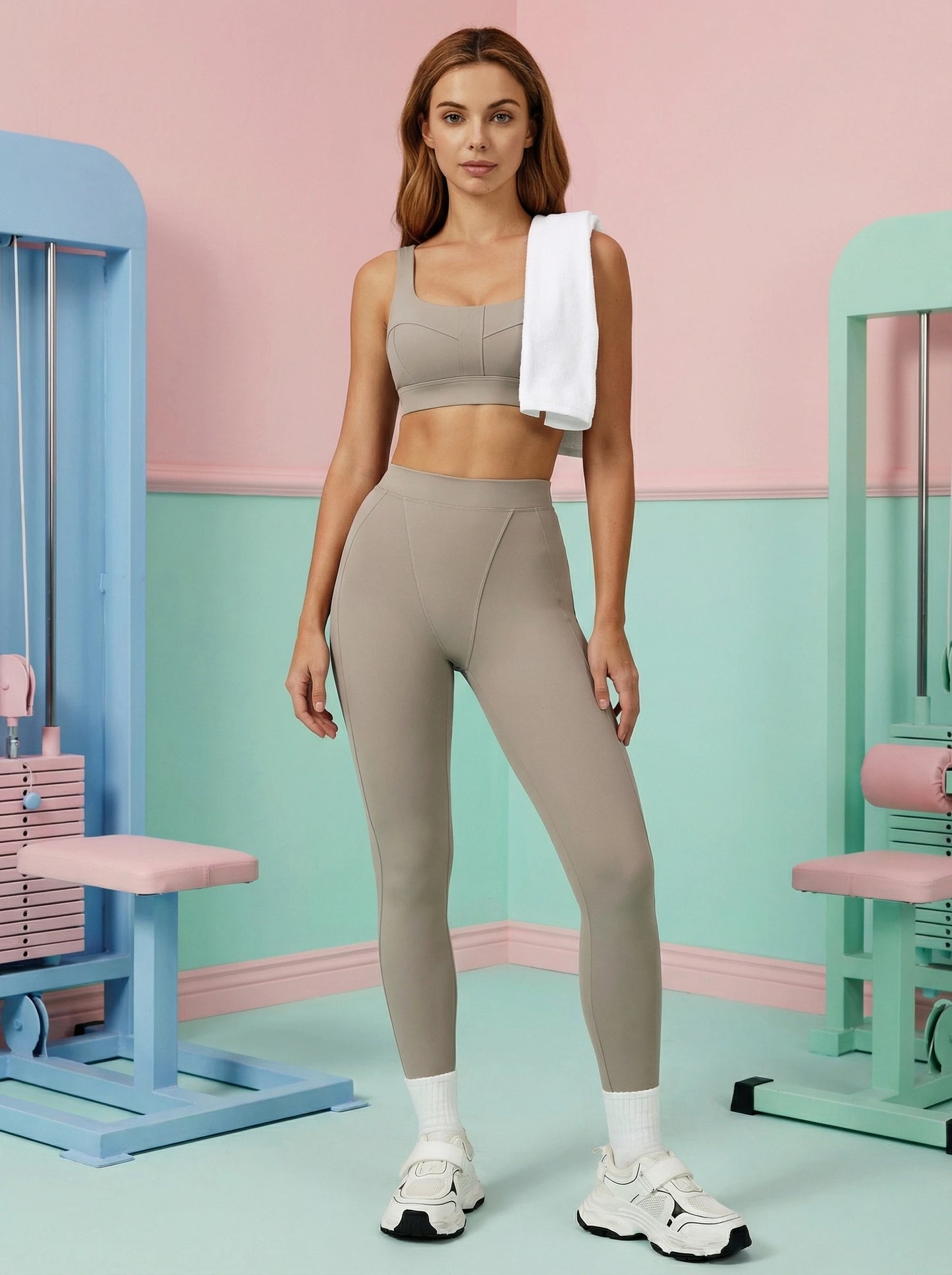 Airila 2 Piece Yoga Set Sports Bra And High Waisted Leggings