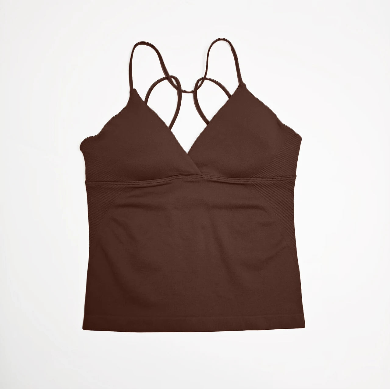 NCLAGEN Vision Twist Front Longline Yoga Tank Top For Women
