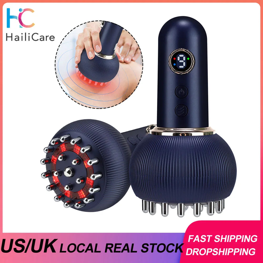 Hailicare Meridian Electric Massager With 9 Gears Gua Sha Microcurrent