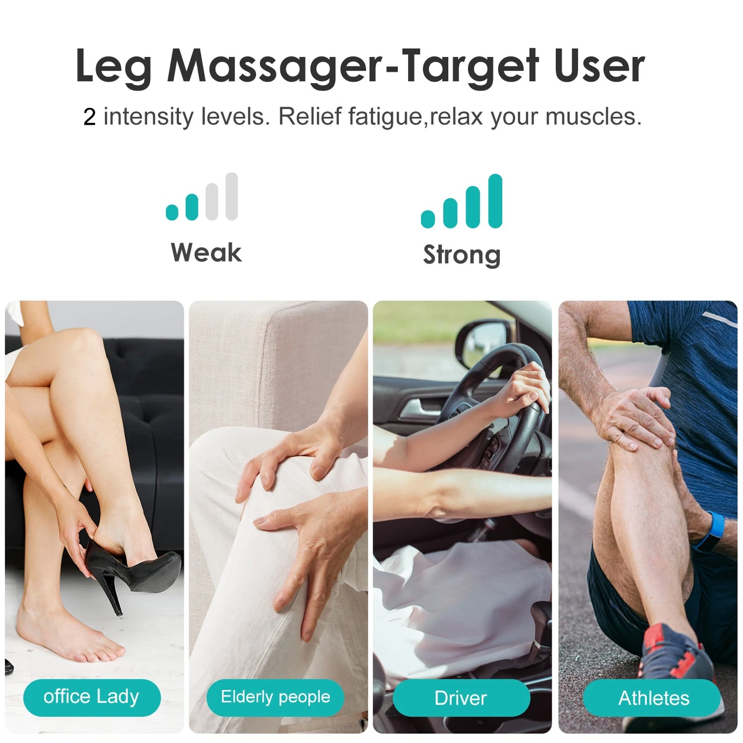 Sejoy Leg Air Compression Massager With Handheld Controller